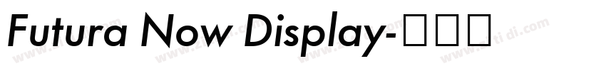 Futura Now Display字体转换
